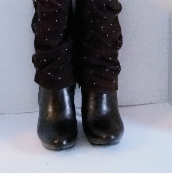 Reneeze chocolate brown booties - Picture 2 of 2